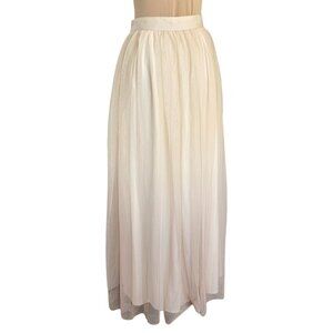 Lauren Conrad Runway Light Ombre Tule Long Length Skirt Sz 4